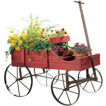 Amish Wagon Garden Planter