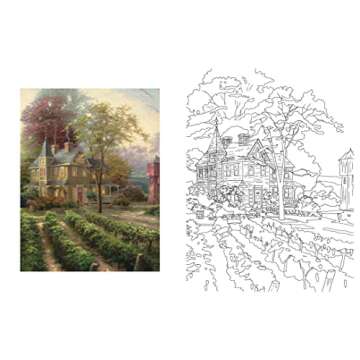 Posh Adult Coloring Book: Thomas Kinkade Designs for Inspiration & Relaxation (Posh Coloring Books) (Volume 14)