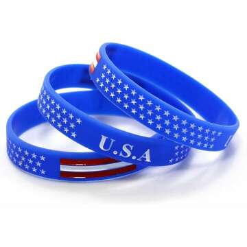 Biden 2024 Rubber Bracelets - Vote with Pride!