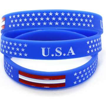 Biden 2024 Rubber Bracelets - Vote with Pride!