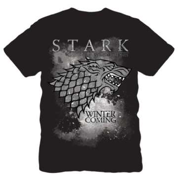 HBO'S Game of Thrones Men's Winter Is Coming Stark T-Shirt