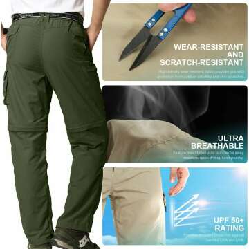 Convertible Quick Dry Hiking Pants for Men