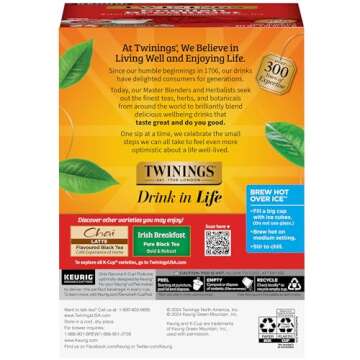 Twinings English Breakfast Tea K-Cups, 24 Count