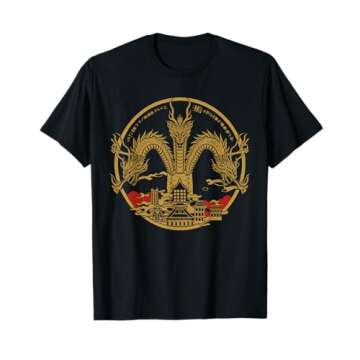 Vintage Dragon King Ghidorah Art sunset japanese T-Shirt