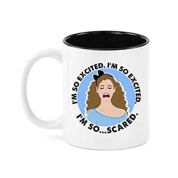 I'm So Excited, Jessie Spano Coffee Mug- 11oz Ceramic Coffee Mug Tea Cup White