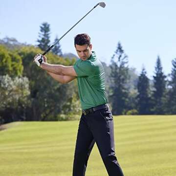 Dry Fit Golf Polos for Men - Moisture Wicking Performance