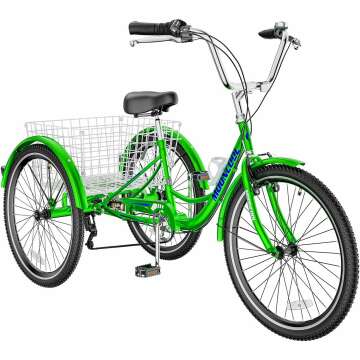 Slsy Adult Tricycle - 7 Speed Three Wheel Bikes for Seniors