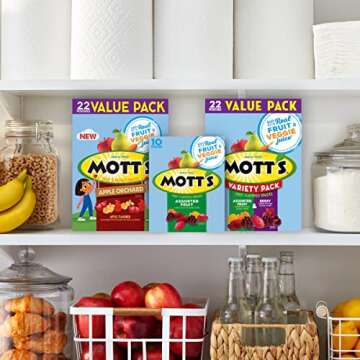 Mott's Fruit Flavored Snacks, Assorted Fruit, Halloween Candy Alternative, Pouches, 0.8 oz, 40 ct