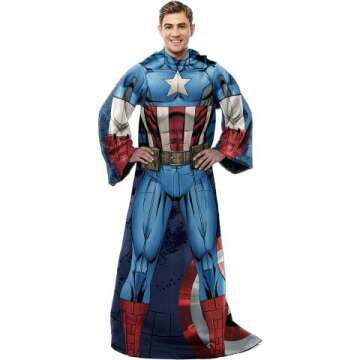 Comfy Captain America Blanket