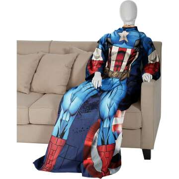 Comfy Captain America Blanket