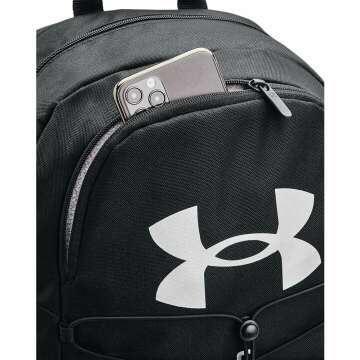 Under Armour Unisex-Adult Hustle Sport Backpack , Black (001)/Silver , One Size Fits All