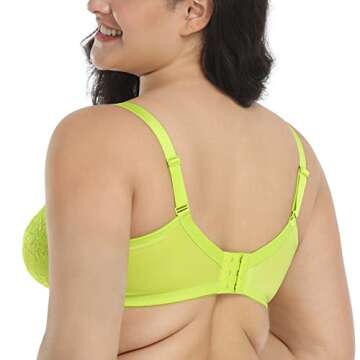 HSIA Minimizer Bra - Full Coverage Underwire Green