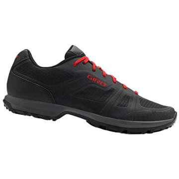 Giro Gauge Cycling Shoes 2021 - Men's Black/Bright Red 43