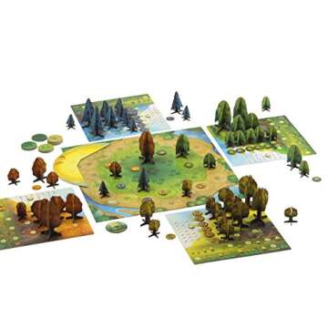 BLUE ORANGE GAMES Photosynthesis Board Game - Award Winning Family or Adult Strategy Board Game for 2 to 4 Players. Recommended for Ages 8 & Up.