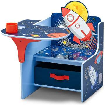 Kids' Space Adventures Chair Desk with Storage Bin