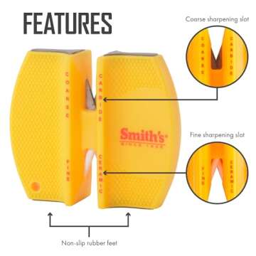 Smith's CCKS 2-Step Knife Sharpener - Effortless Edge Restoration