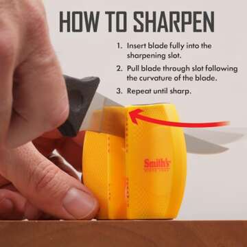 Smith's CCKS Knife Sharpener: Two-Step Precision