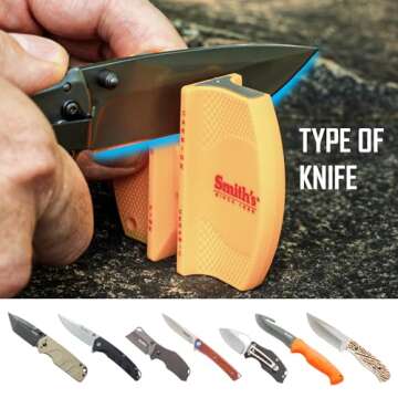 Smith's CCKS Knife Sharpener: Two-Step Precision