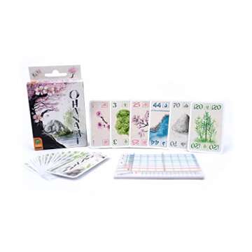 Ohanami Card Game - Zen Garden Strategy Game for Relaxing and Competitive Play! Fun Family Game for Kids and Adults, Ages 8+, 2-4 Players, 20 Minute Playtime, Made by Pandasaurus Games