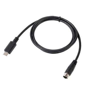 Cutesliving USB-C to Mini-Din Cable for IK Multimedia iRig Series iRig HD HD-A Keys I/O 25/49 MIDI 2 Pro Pro Duo Pro I/O Stream(3.3FT)