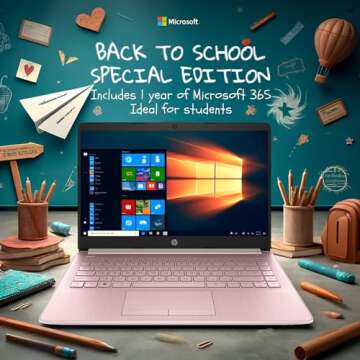 HP 14" HD Laptop - Back to School Limited Edition Bundle