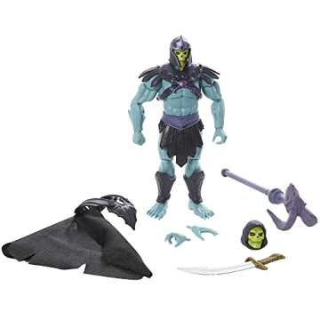 Masters of the Universe Masterverse New Eternia Skeletor Action Figure with Accessories, Collectible for Motu Fans Ages 6 Years & Older