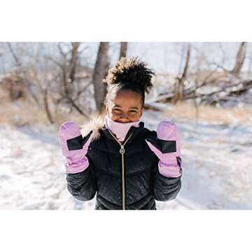 Kids Waterproof Mittens with Thinsulate Insulation