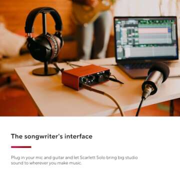 Focusrite Scarlett Solo 4th Gen Audio Interface