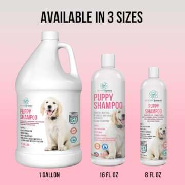 PET CARE Sciences 16 fl oz Tearless Puppy Shampoo and Conditioner - Anti Itch Dog Shampoo Sensitive Skin - Coconut Oil Oatmeal Pet Shampoo for Puppies