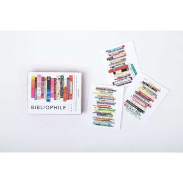 Bibliophile Notes: 20 Different Notecards & Envelopes (Bookish Gifts, Literary Stationery by Jane Mount)