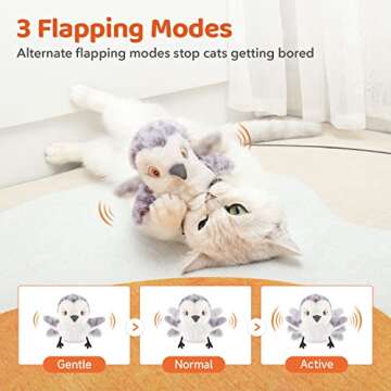 Flapping Bird Cat Toy for Fun Interactive Playtime