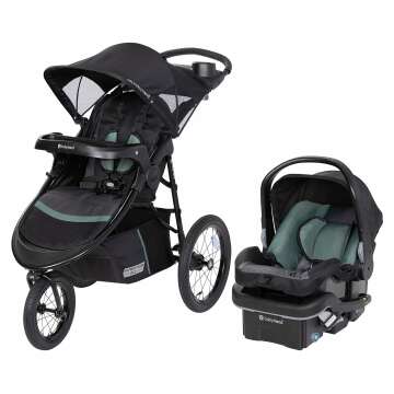 Baby Trend Expedition DLX Travel System with Dash Sage Style