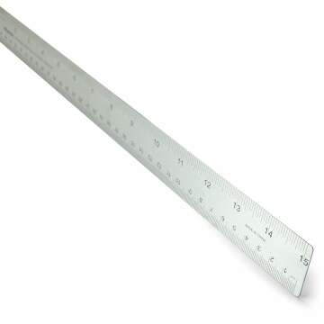 Officemate Stainless Steel Ruler - Durable & Accurate