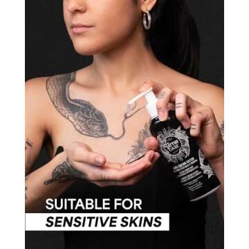 Brightening Tattoo Aftercare Kit Bundle with Cream & Soap