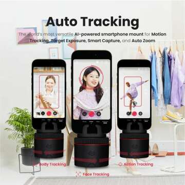 Smartphone Holder with AI Tracking