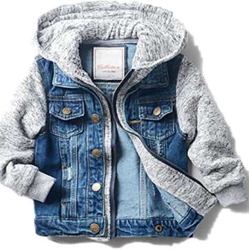 Stylish Kids Denim Jackets & Hoodies - Perfect for All Seasons