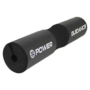 POWER GUIDANCE Barbell Squat Pad - Neck and Shoulder Protective Pad - Great for Squats, Lunges, Hip Thrusts, Weight Lifting and More