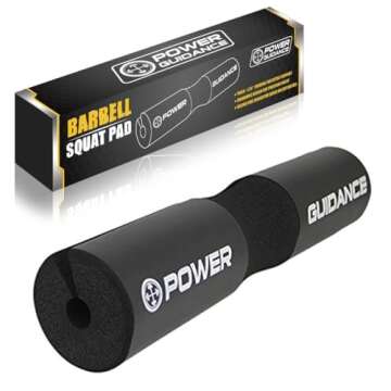 POWER GUIDANCE Barbell Squat Pad - Neck and Shoulder Protective Pad - Great for Squats, Lunges, Hip Thrusts, Weight Lifting and More