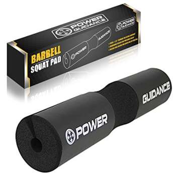 POWER GUIDANCE Barbell Squat Pad - Neck and Shoulder Protective Pad - Great for Squats, Lunges, Hip Thrusts, Weight Lifting and More