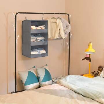 Foldable Hanging Closet Shelves