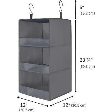 Foldable Hanging Closet Shelves