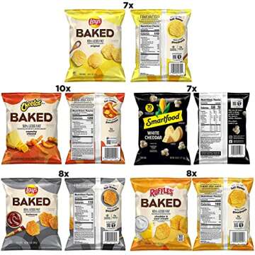 Frito Lay Baked & Popped Mix Variety Pack, (Pack of 40)