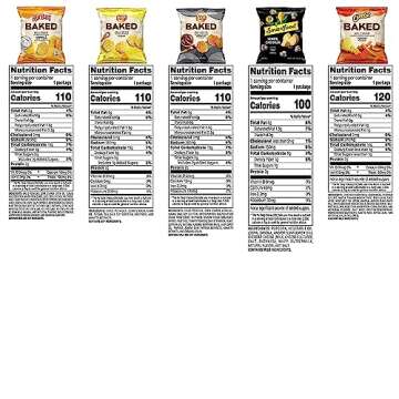 Frito Lay Baked & Popped Mix Variety Pack, (Pack of 40)