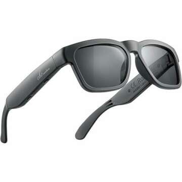 Smart Athletic Polarized Sunglasses with Bluetooth