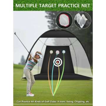 Golf Practice Net Set