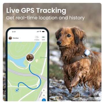 Tractive GPS Pet Tracker for Dogs - Waterproof & Smart Activity Tracking