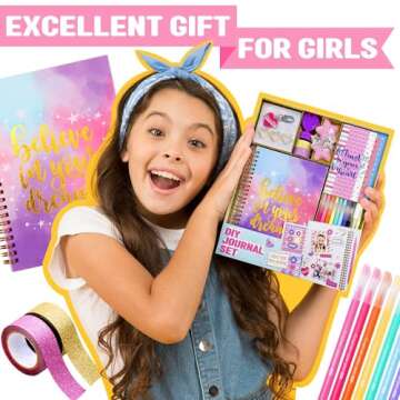 DIY Journal Kit for Girls - Fun Art Crafts Set