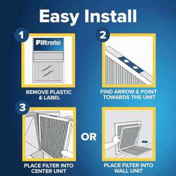 Filtrete 10x20x1 MERV 5 Air Filter 6-Pack