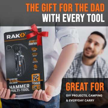 RAK Hammer Multitool - Perfect Gift for Him