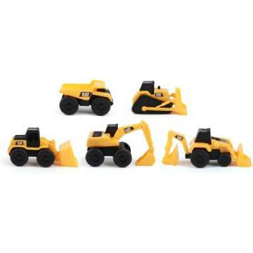 CAT Construction Toys, 5pk Truck Toy Set for Little Builders